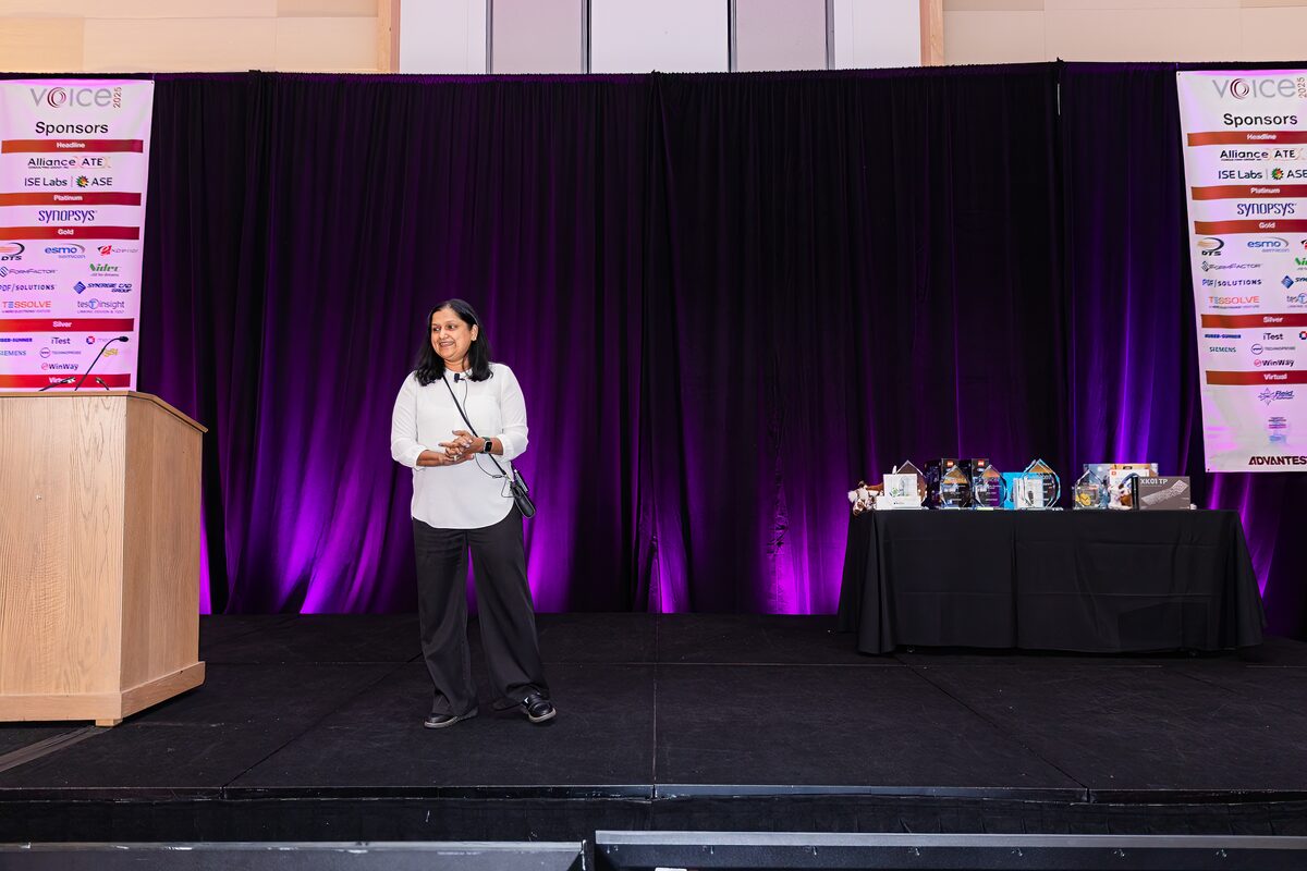 Farida Chandran speaking at VOICE